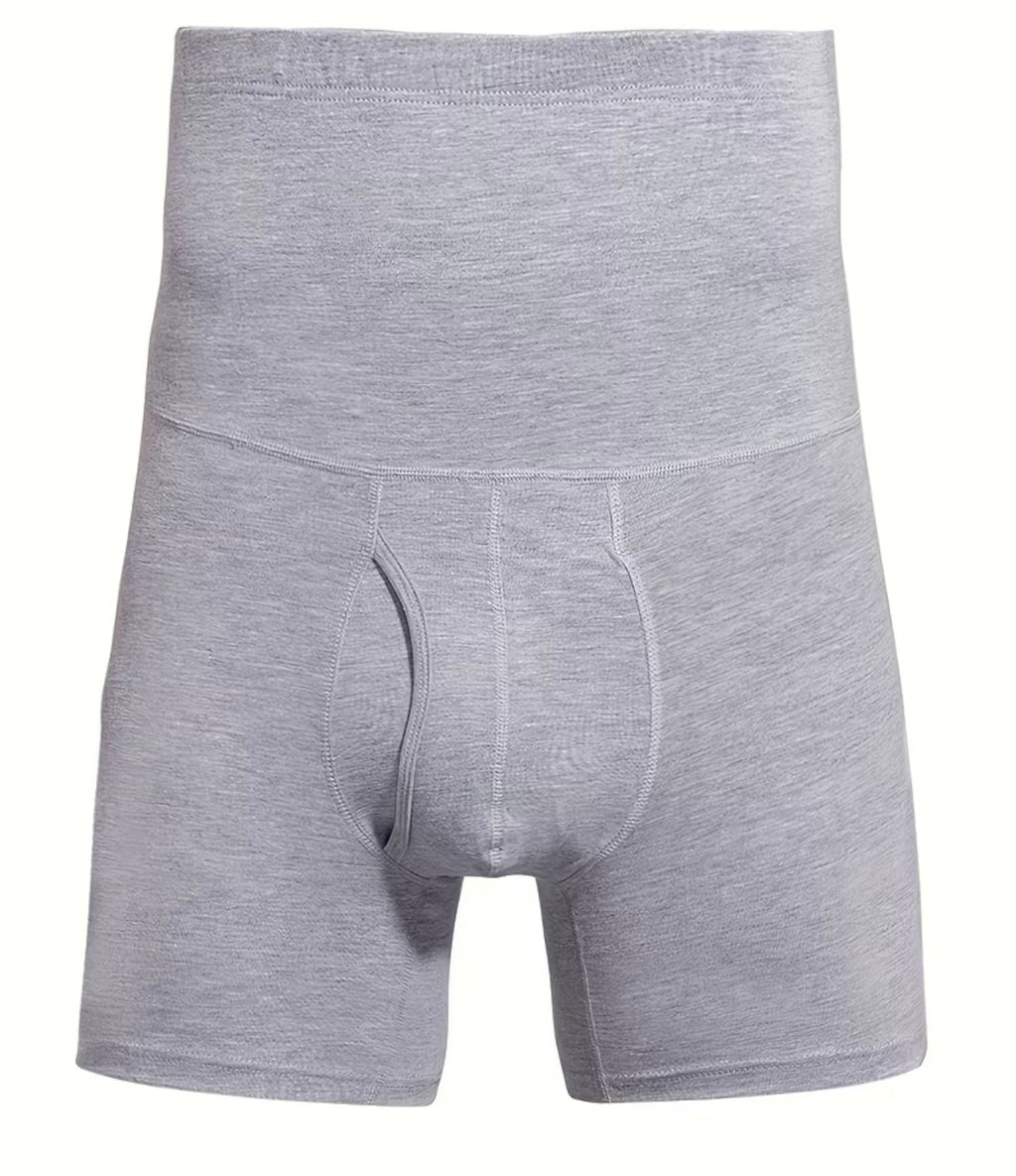 Say No to Crack high-rise boxer briefs in light grey