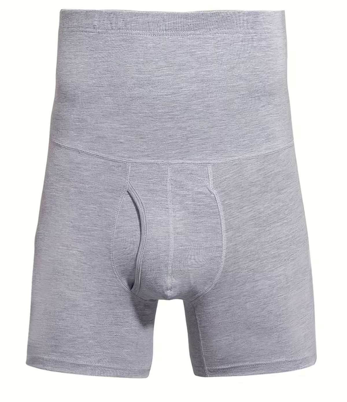 Say No to Crack high-rise boxer briefs in light grey